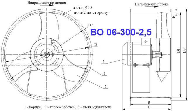 Схема ВО 06-300-2-5 Схема ВО 06-300-2-5